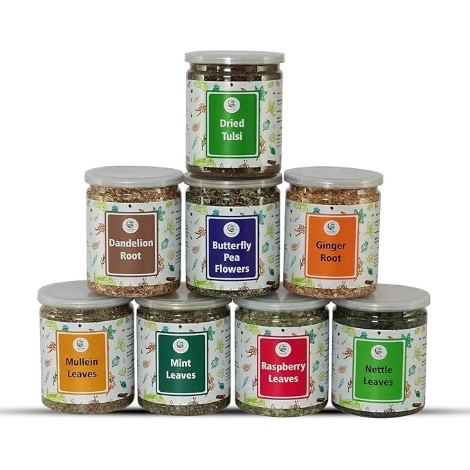 Loose Leaf Tea Set 450 Servings 8 teas 100% Natural