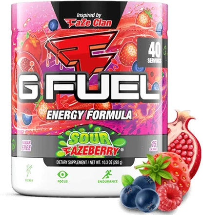 G Fuel Watermelon Energy Powder, Sugar Free, Clean Caffeine Focus Supplement, Water Mix, Focus Amino, Vitamin + Antioxidan...