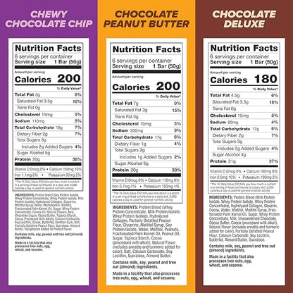 Pure Protein Bars Chocolate Variety Pack (18 ct) - Product Image