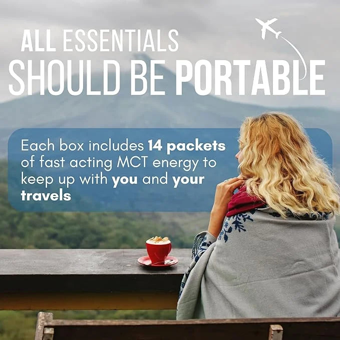 BUBS Naturals Halo MCT Oil Powder, 10g Travel Packets Functional Keto Coffee Creamer with MCT Oil & Grass-Fed Butter Unfla...
