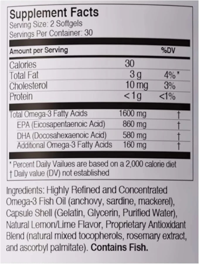 Viteyes Omega-3 TG Eye & Heart 60 Count