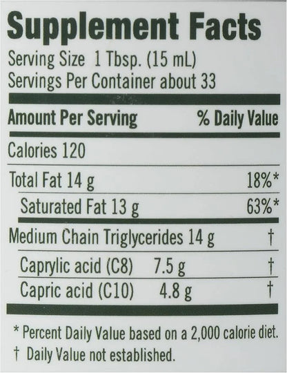 Flora Health MCT Oil Organic Energy Boost, C8 Caprylic & C10 Capric Acids, Keto, Kosher, Non-GMO Verified, 100% from Ethic...