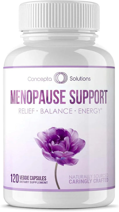 Menopause Relief Supplement Weight Management - Natural Support & Energy, Hormonal Balance, Reduce Hot Flashes Cold Sweats...