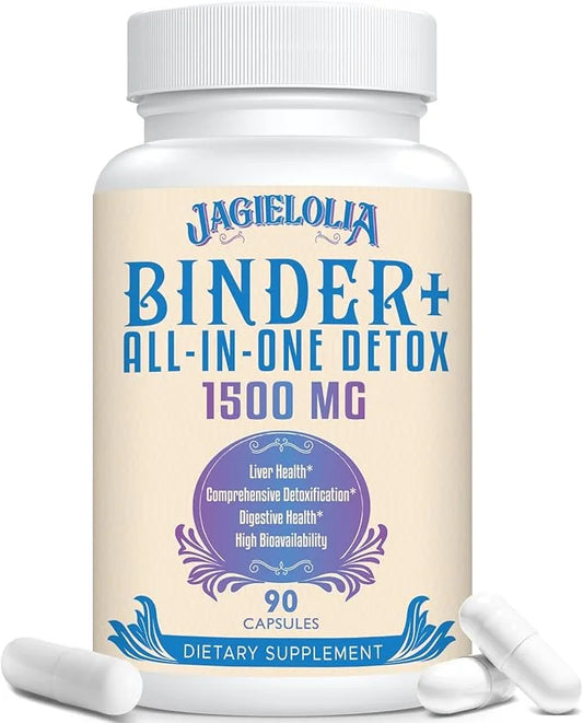 All-in-One Detox Binder Supplement 1500 MG 90 Vegan
