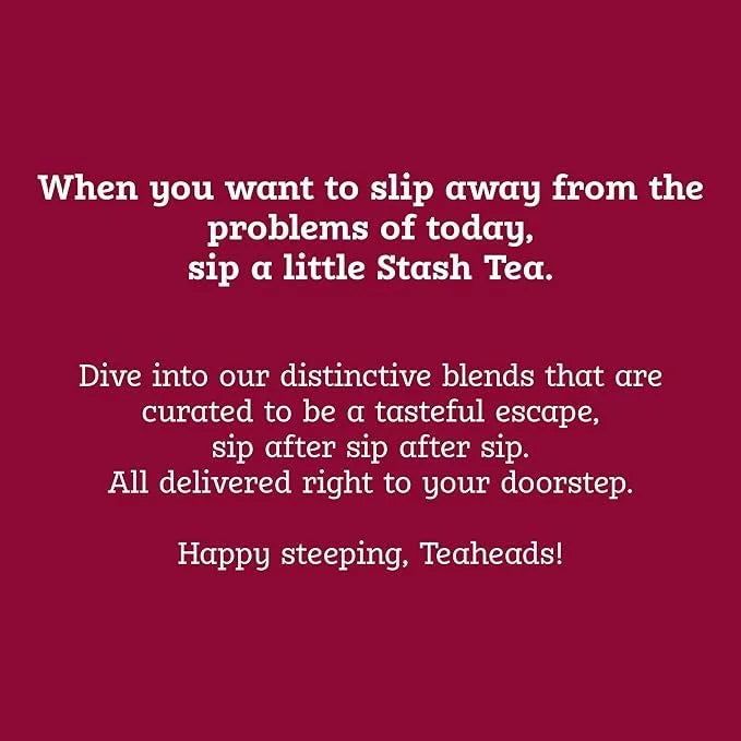 Stash Tea Decaf Chocolate Hazelnut Black Tea - Decaf, Non-GMO Project Verified Premium Tea with No Artificial Ingredients,...