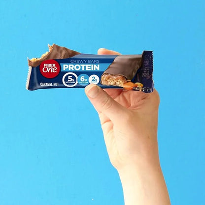 Fiber One Chewy Protein Bars, Caramel Nut, Protein Snacks, 10 ct (Pack of 6) - Product Image
