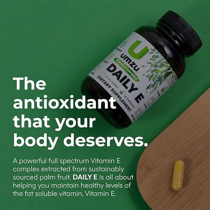 UMZU Daily E Vitamin E Capsules 100% of (30 Days 30 Capsules)