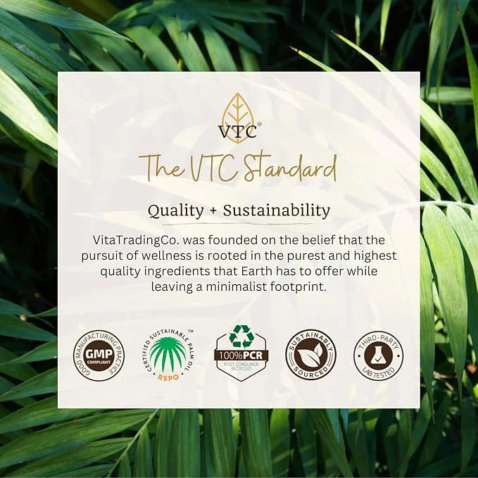 VTC VitaTradingCo. 100% Pure C8 MCT Oil | 3X Distilled Caprylic Acid | Healthy Fat for Clean Energy | Sustainably Sourced ...