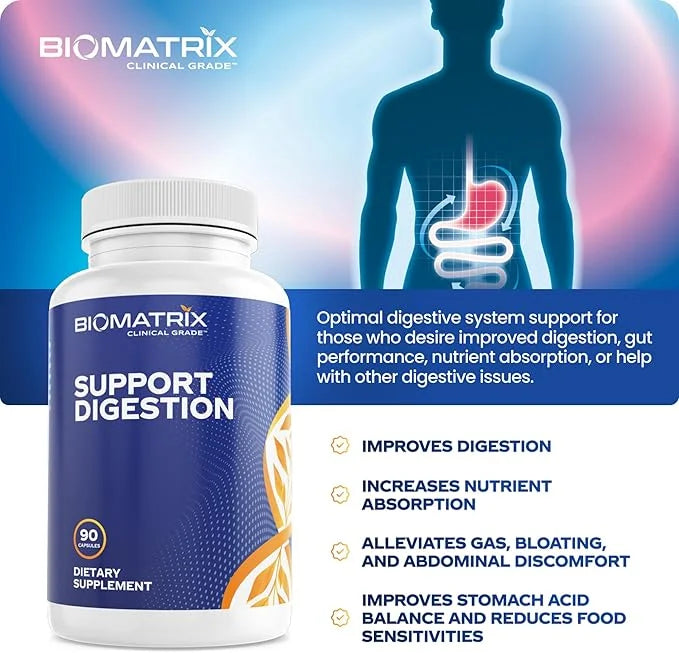 Digestive Enzymes Supplement (90 Capsules) Support Digestion