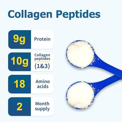 Zammex Premium Collagen Peptides Powder,Hydrolyzed Collagen Digest,30 Servings
