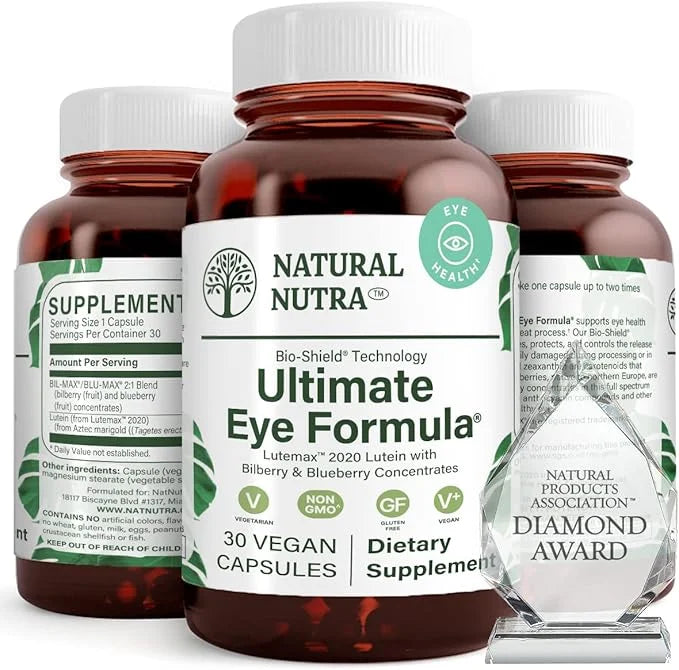 Natural Nutra Ultimate Eye Health Vitamins, 30 Capsules