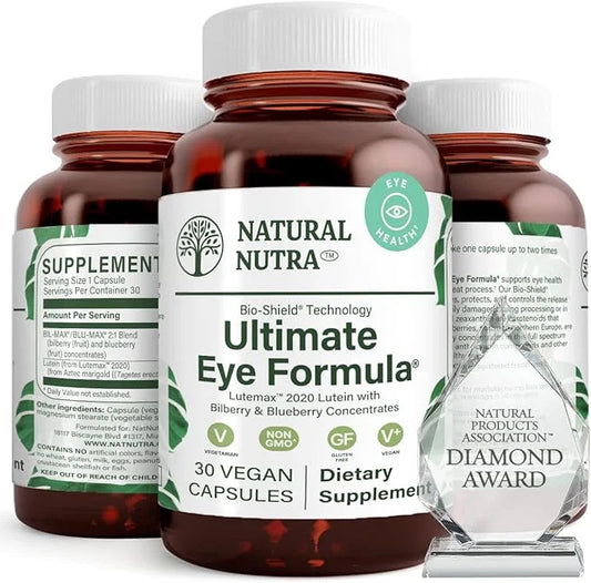 Natural Nutra Ultimate Eye Health Vitamins, 30 Capsules