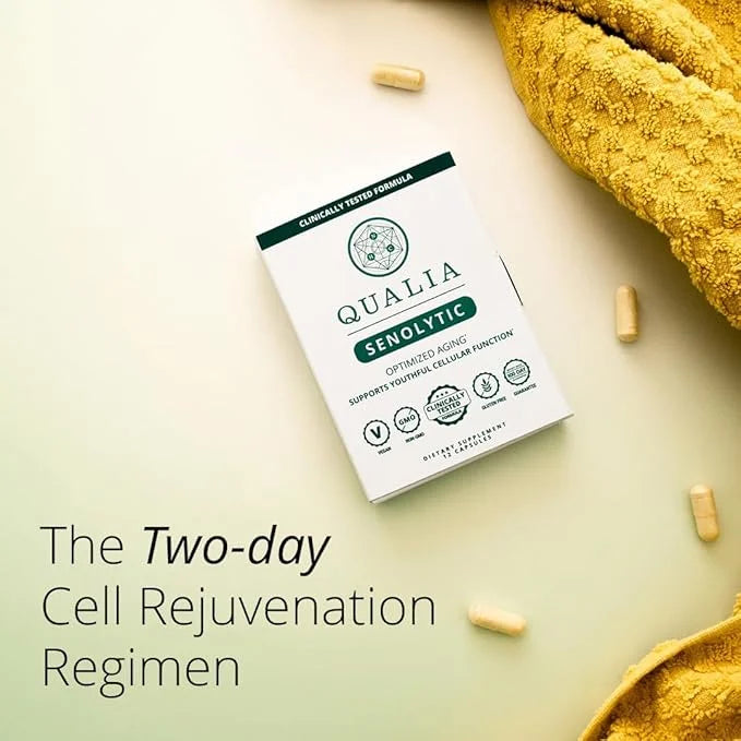 Qualia Senolytic | The Ultimate Formula for Enhanced Cell Repair and Rejuvenation. 2-Day Aging & Longevity Support Regimen...