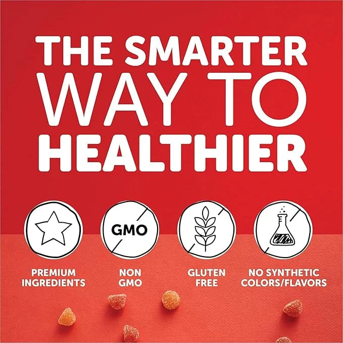 SmartyPants Kids Multivitamin Gummies and Probiotic 3 Fish D3, C, B12, B6, B6, Digestive (30 Day