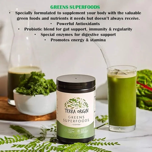 TERRA ORIGIN Superfoods Greens Immune Defense 30 Servings