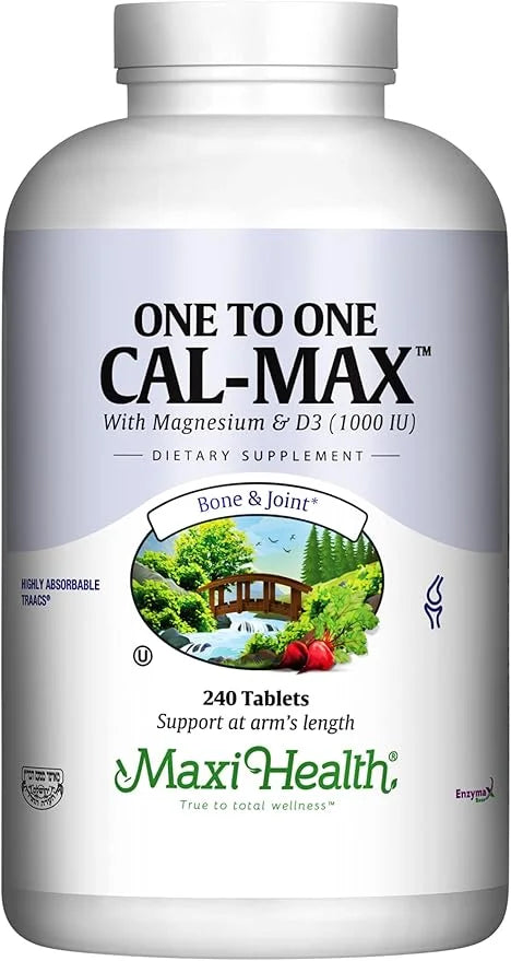 Maxi Health 500 mg Calcium Supplement D3 (1000 (1000 IU) (500 mg) 240 Tablets