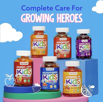 USDA Organic Kids Multivitamin Gummies by 60 Kids