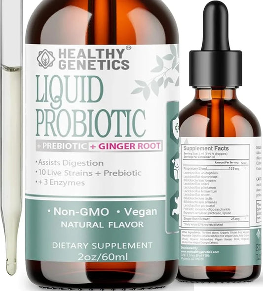 Liquid Probiotics for Women Men & Kids 30 Servings