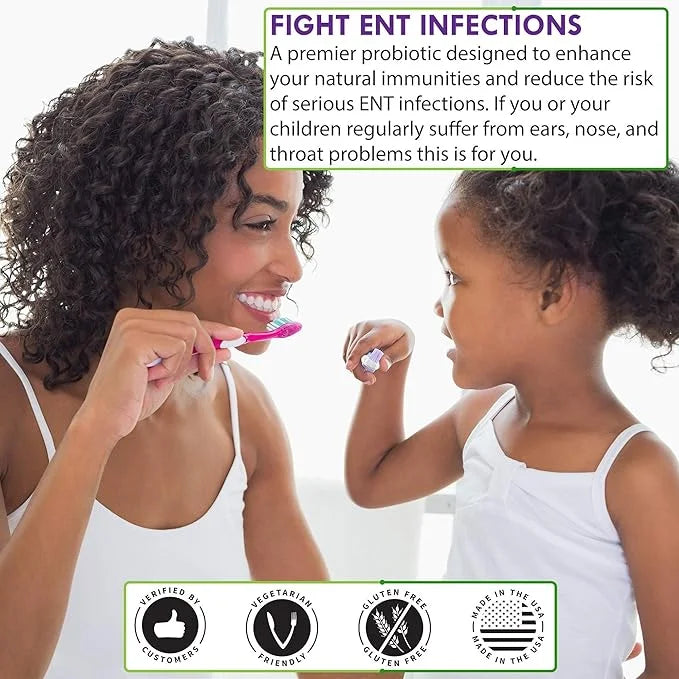 Oral Probiotic Supplement with BLIS K12 4 Billion CFU - Now Dairy Free - Doctor Formulated 30 Day Supply Bottle for Bad Br...