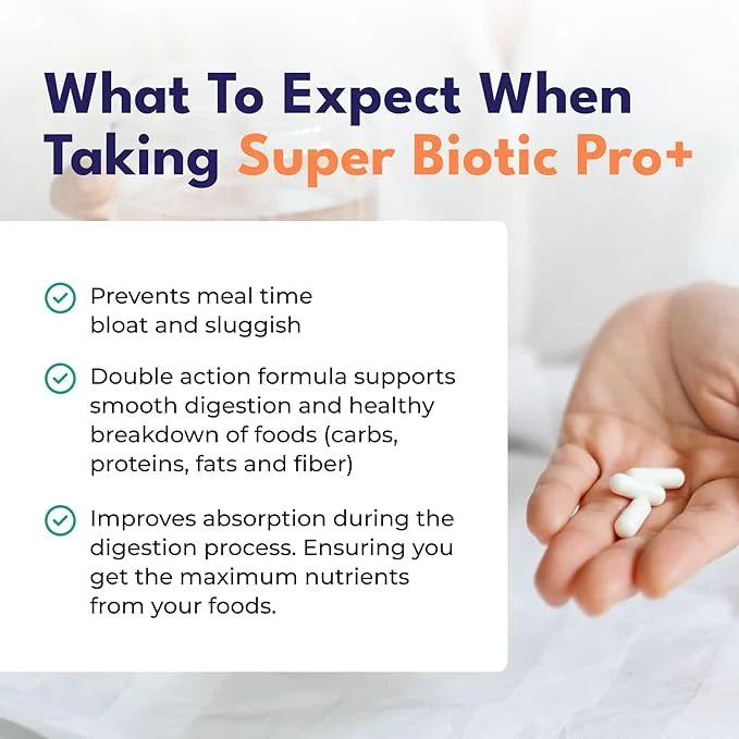 Digestive Enzymes with probiotics and organic prebiotics
