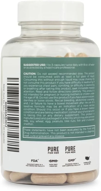 Daily Psyllium Husk Fiber Supplement by 2,175mg Per 150 Capsules