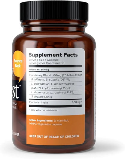 Antibiotic Antidote Probiotics to Rebalance Body 20 Billion 30 Capsules