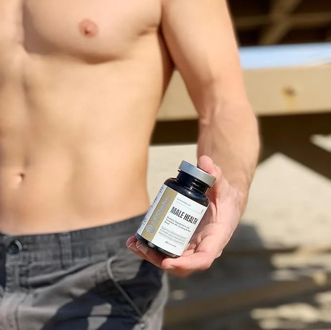 LES Labs Male Health – Enhance Hormone Production, Strength & Vitality, Drive & Endurance – Tongkat Ali, Ginseng, Maca & B...