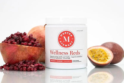 Martha Stewart Wellness Reds - A Blend of Antioxidant-Rich Superfoods with Beet Root Powder for Health - Energy Powder Dri...