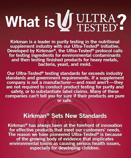 Kirkman - Kids Multivitamin and Mineral D3 - 120 Capsules