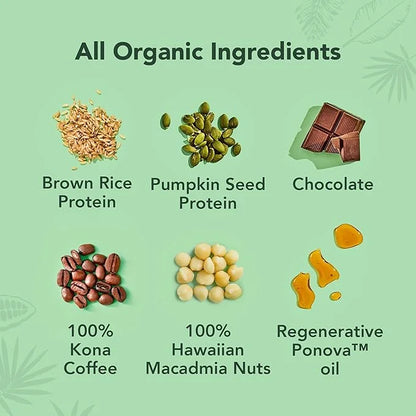 ALOHA Organic Plant Based Protein Bars | The Kona Bar - Special Edition | 6 Count, 1.98oz Bars | Vegan, Low Sugar, Gluten ...