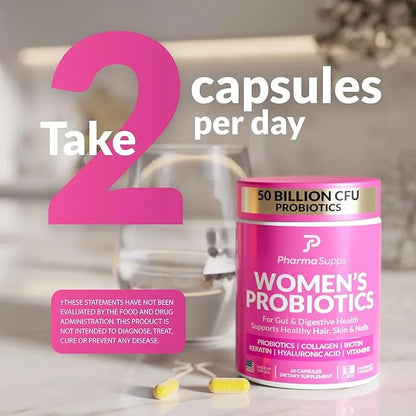 Advanced Women's Probiotics for Gut Health 50 Billion