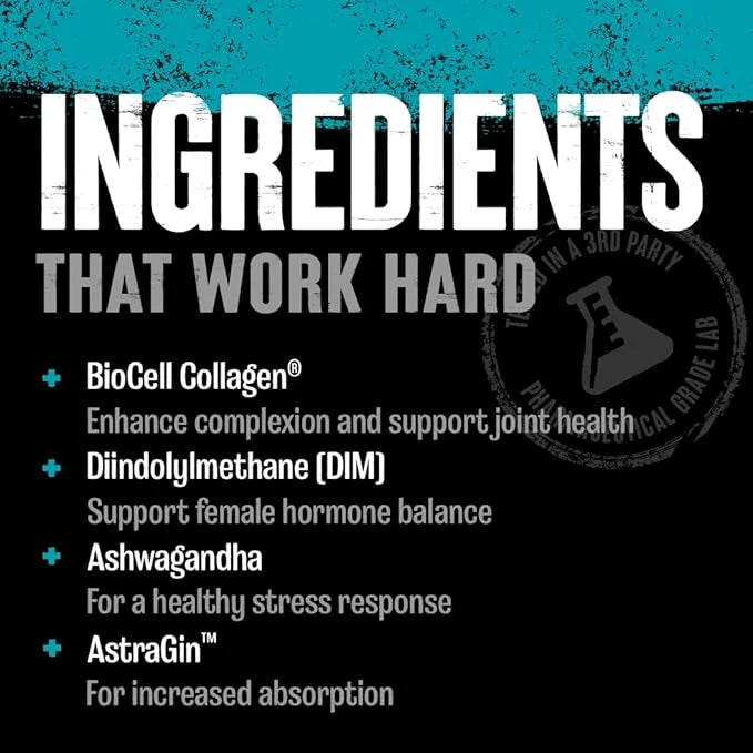 Animal Power Balance – Women's Alpha F Comprehensive Formula – Supports Hormonal Balance, Complexion, Hair, Nails, Mood an...