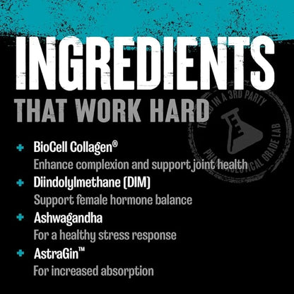 Animal Power Balance – Women's Alpha F Comprehensive Formula – Supports Hormonal Balance, Complexion, Hair, Nails, Mood an...