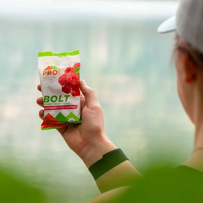 PROBAR - BOLT Organic Energy Chews, Raspberry, Non-GMO, Gluten-Free, USDA Certified Organic, Healthy, Natural Energy, Fast...