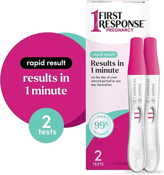 First Response Rapid Result Pregnancy Test, 2 Pack