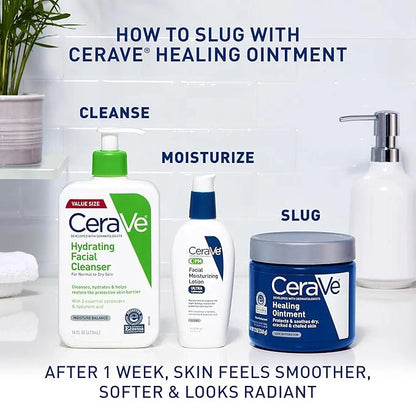 CeraVe Healing Ointment, Hydrating Skin Protectant 12 Oz