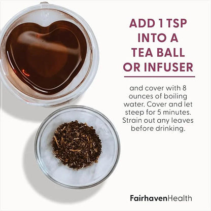 Fairhaven Health FertiliTea | Organic Fertility Tea for Women to Support Reproductive Health* | Prenatal Herbal Tea to Sup...