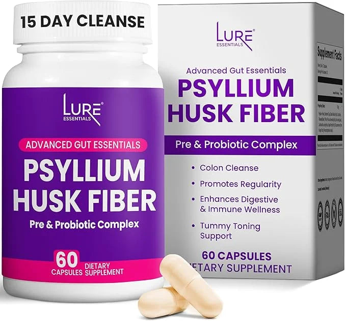 LURE Essentials Psyllium Husk Capsules