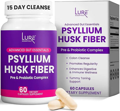 LURE Essentials Psyllium Husk Capsules