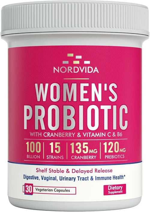 Women's Probiotic, 100 Billion & 15 B6 for 30 Capsules