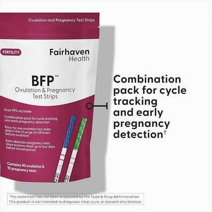 Fairhaven Health BFP Kit 40 Ovulation 10 Pregnancy