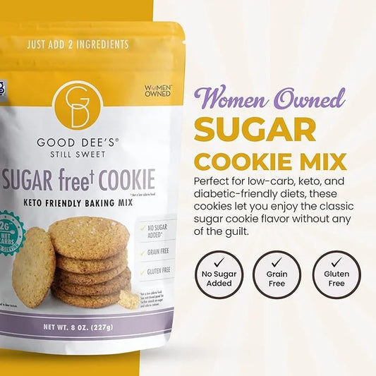 Good Dees Low Carb Baking Mix, Sugar Cookie Mix, Keto Baking Mix, No Sugar Added, Dairy-Free, Gluten Free, Soy-Free, Diabe...