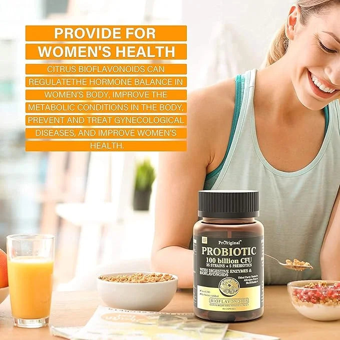 Probiotics with Prebiotics for Men and Women 35 Strains 100 Billion 120 Capsules