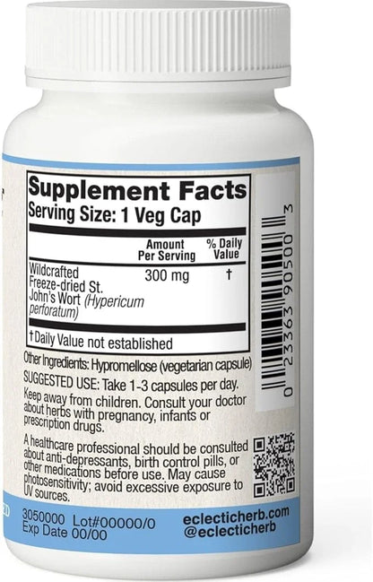 ECLECTIC INSTITUTE Raw Fresh Freeze-Dried Non-GMO 120 CT (300 mg)