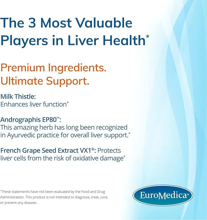 Euromedica Total Liver Support 60 Capsules 60 Servings