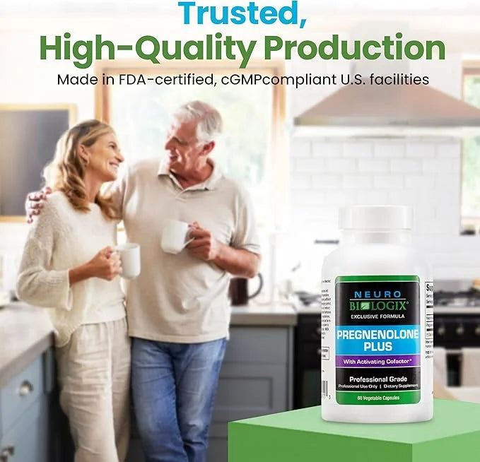 Pregnenolone Plus - Optimal Pregnenolone Supplement for Women to Support Energy, Mood & Mental Clarity - Promotes Mitochon...
