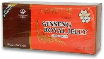 Ginseng Royal Jelly (Extra Strength)- Oral Liquid In Vials (10ml x 30vials) by Royal King - Product Image