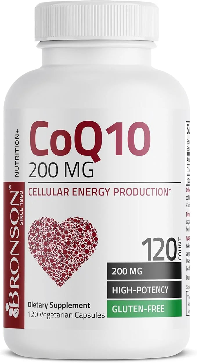 Bronson CoQ10 200 MG High Potency 120 Vegetarian