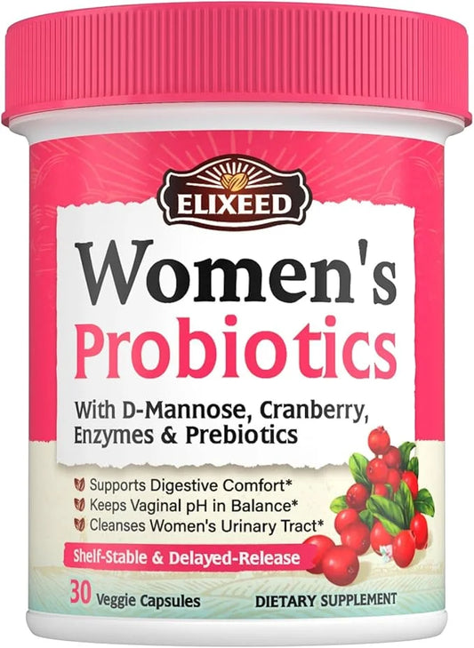 Probiotics for Women, 120 Billion CFU 30 Delayed-Release