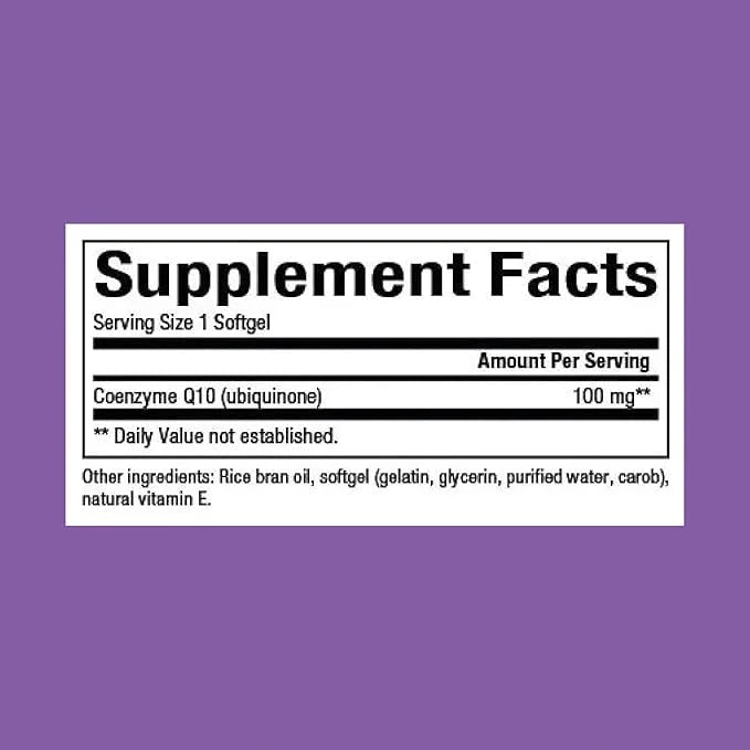Natural Factors, Coenzyme Q10 100 mg, Q10 Supplement
